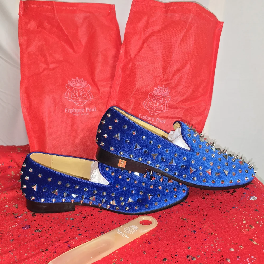 Epre Paul Studded Slip-On Dress Loafers - Picture 5 of 9